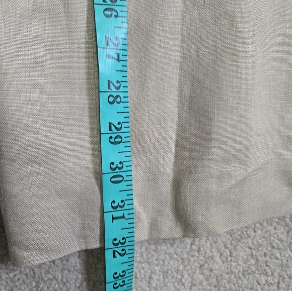 Lauren Jeffries 100% Linen Cream Blazer. Size 12 - Picture 13 of 13